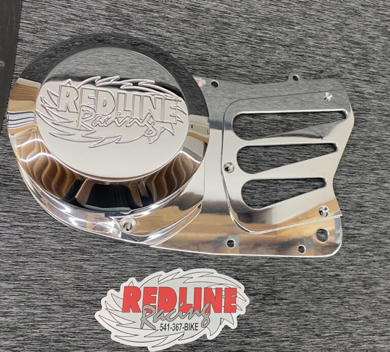 Mattoon Stator Cover Polished Billet Redline Racing